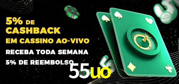 Promoções do cassino ao Vivo 55uo